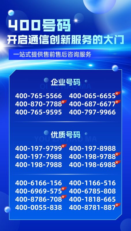 400 号码焕新上线，解锁通信创新服务新体验-400电话选购平台