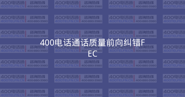 400电话通话质量前向纠错FEC-400电话选购平台